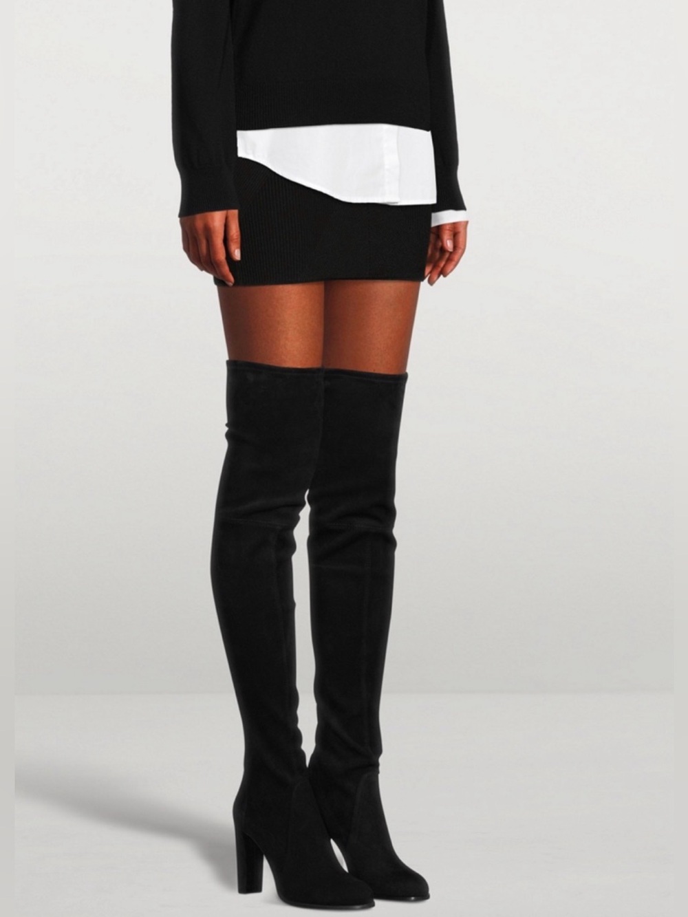 Highland Stretch Suede Over-The-Knee Boots